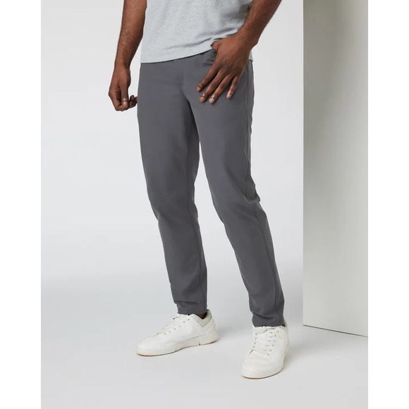 Vuori Other - Vuori Meta Pant Mens 30 x 30 Charcoal Performance Stretch Lightweight Tech Chino
